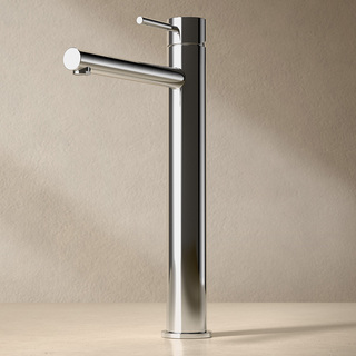 Tvättställsblandare Asio Hög Blank Rostfri