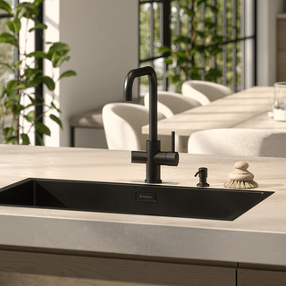 Köksblandare Strix Med Diskmaskinsavstängning Matt Svart