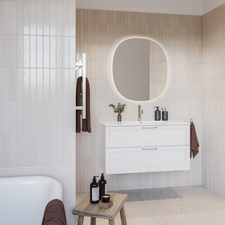 Spegel Med Belysning Aura 65 Cm