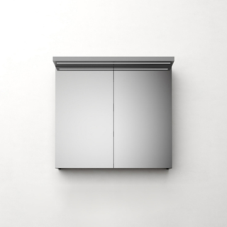 Spegelskåp Med Belysning Samla Antracit 80 Cm