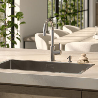 Köksblandare Ciconia Utan Diskmaskinsavstängning Borstad Rostfri