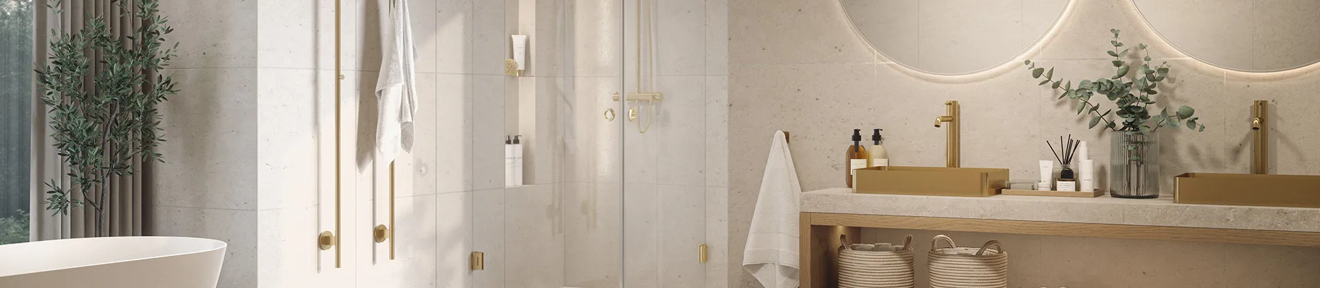 Badrum Westerbergs Nexus mässing