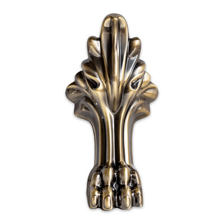 Tassbadkar Victoria 167 Cm Svart/Vit Med Antika Tassar