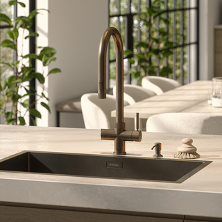 Köksblandare Zenit Xl Utdragbar Pip & Diskmaskinsavstängning Borstad Brons