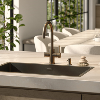 Köksblandare Ciconia Med Diskmaskinsavstängning Borstad Brons