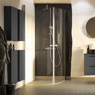 Väggskåp Samla Antracit Matt