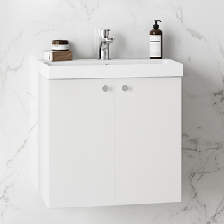 Kommod Hed Luckor Vit 55 Cm