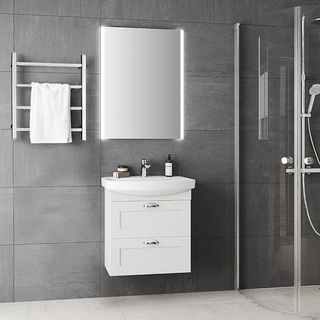 Kommod Lycka Lådor Vit Ram 60 Cm