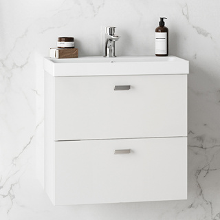 Kommod Hed Lådor Vit 55 Cm