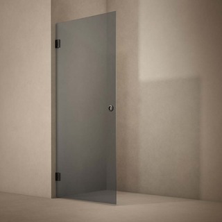 Duschdörr Lynx Sotat Glas 100 Cm Svart