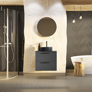 Kommod Jord Antracit Matt 60 Cm