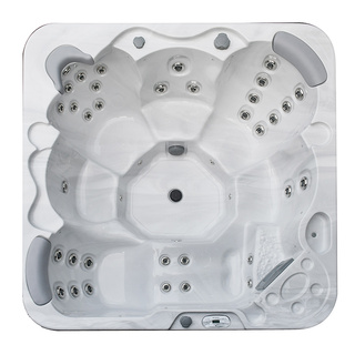 Spabad Sandhamn Vit/Grå Inkl Lock - 2026