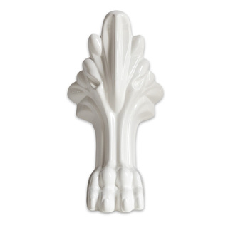 Tassbadkar Victoria 157 Cm Svart/Vit Med Vita Tassar