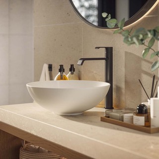 Tvättställsblandare Loxia Hög Matt Svart