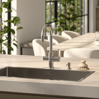 Köksblandare Ciconia Med Diskmaskinsavstängning Borstad Rostfri