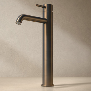 Tvättställsblandare Corax Hög Borstad Brons