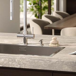 Diskmedelspump Blank Rostfri