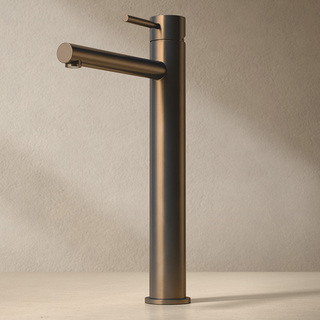 Tvättställsblandare Asio Hög Borstad Brons