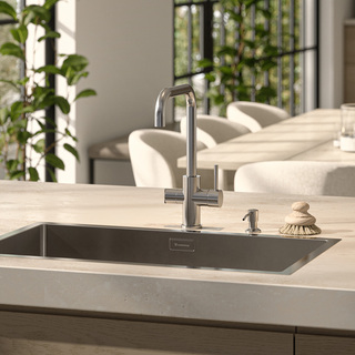 Köksblandare Strix Med Diskmaskinsavstängning Borstad Rostfri