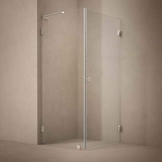 Duschhörn Combi Lynx Klarglas 80X90 Cm Krom