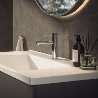 Tvättställsblandare Asio Låg Blank Rostfri