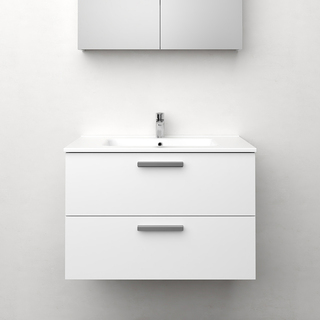 Kommod Jord Vit Matt 80 Cm