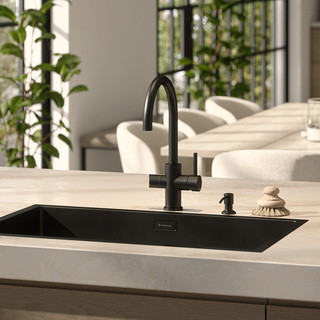 Köksblandare Ciconia Med Diskmaskinsavstängning Matt Svart