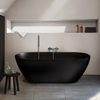 Badkar Dyning 140 Cm Matt Svart