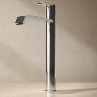 Tvättställsblandare Loxia Hög Blank Rostfri