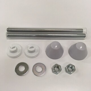 Wc-Täckhatt+Mutter T.Fästpinne