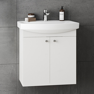 Kommod Lycka Luckor Vit 60 Cm