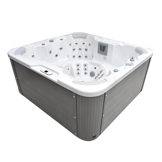 Spabad Viken Vit/Grå Inkl Lock Extra Tjockt - 2026