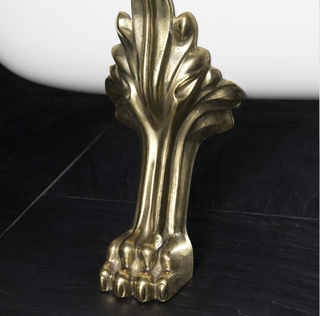 Lejontassar Höga Antik Mässing (Par)