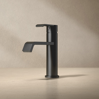 Tvättställsblandare Loxia Låg Matt Svart