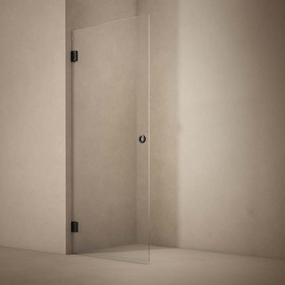 Duschdörr Lynx Klarglas 100 Cm Svart