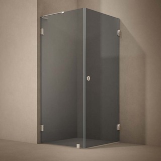 Duschhörn Combi Lynx Sotat Glas 100X100 Cm Krom