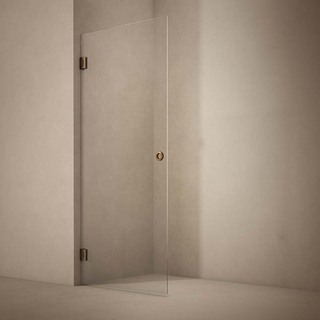 Duschdörr Lynx Klarglas 100 Cm Borstad Brons