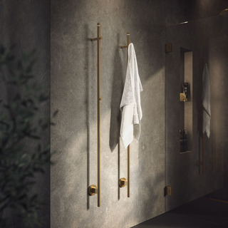 Handdukstork Pinus 1450X85 Borstad Mässing