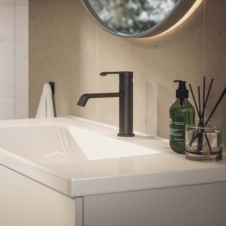 Tvättställsblandare Loxia Låg Matt Svart