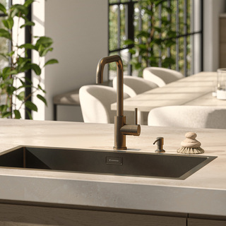 Köksblandare Strix Utan Diskmaskinsavstängning Borstad Brons