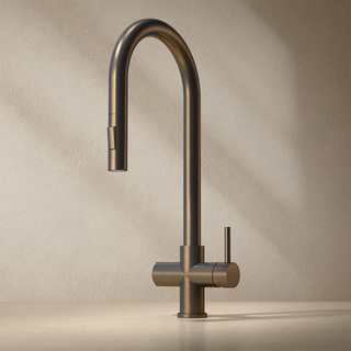 Köksblandare Ciconia Xl Utdragbar Pip & Diskmaskinsavstängning Borstad Brons