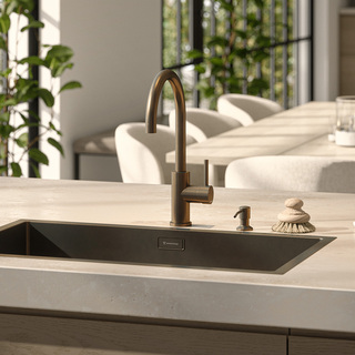 Köksblandare Ciconia Utan Diskmaskinsavstängning Borstad Brons