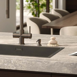 Diskmedelspump Borstad Brons