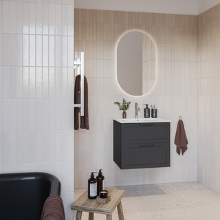 Spegel Med Belysning Glimt 50X90 Cm