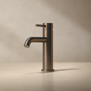 Tvättställsblandare Corax Låg Borstad Brons