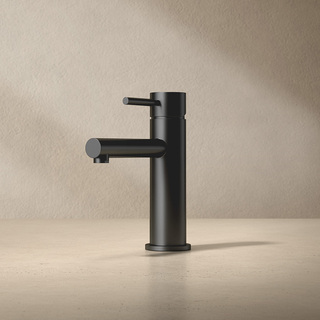 Tvättställsblandare Asio Låg Matt Svart