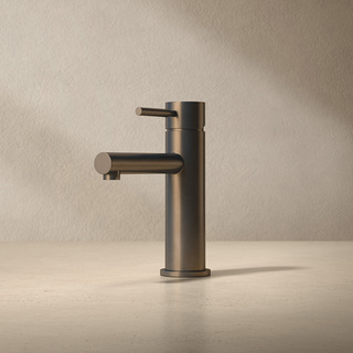 Tvättställsblandare Asio Låg Borstad Brons