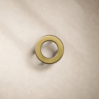 Överfyllnadsring Till Tvättställ Borstad Mässing