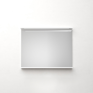 Spegel Med Belysning Samla Vit 80 Cm