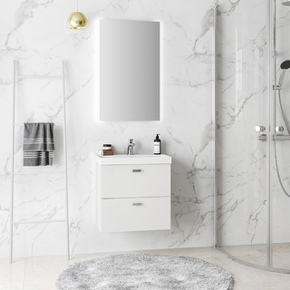 Kommod Hed Lådor Vit 55 Cm